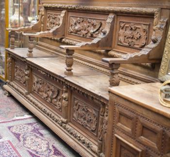 Starožitná lavice v renesanèním stylu